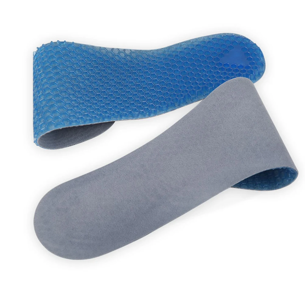 

Gel Insoles Shoes Premium Honeycomb Cushion Pad Shock Absorption Nonslip Slim High Heel Pain Relief Comfortable