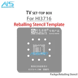BGA Reballing Stencil For HI3716 HI3798 HI3798 IPTV Network TV Set - Top Box Positioning Plate Plant tin net
