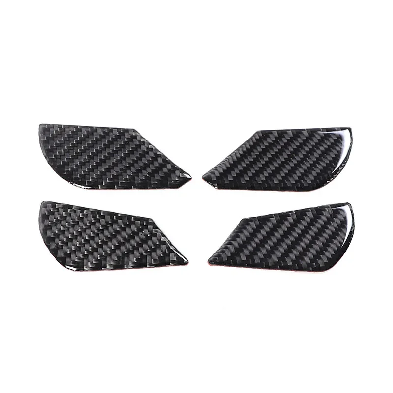 For BMW 5 Series G60 2024 Soft Carbon Fibers Inner Door Handle Bowl Cover Trim Decoration Interior Accessories