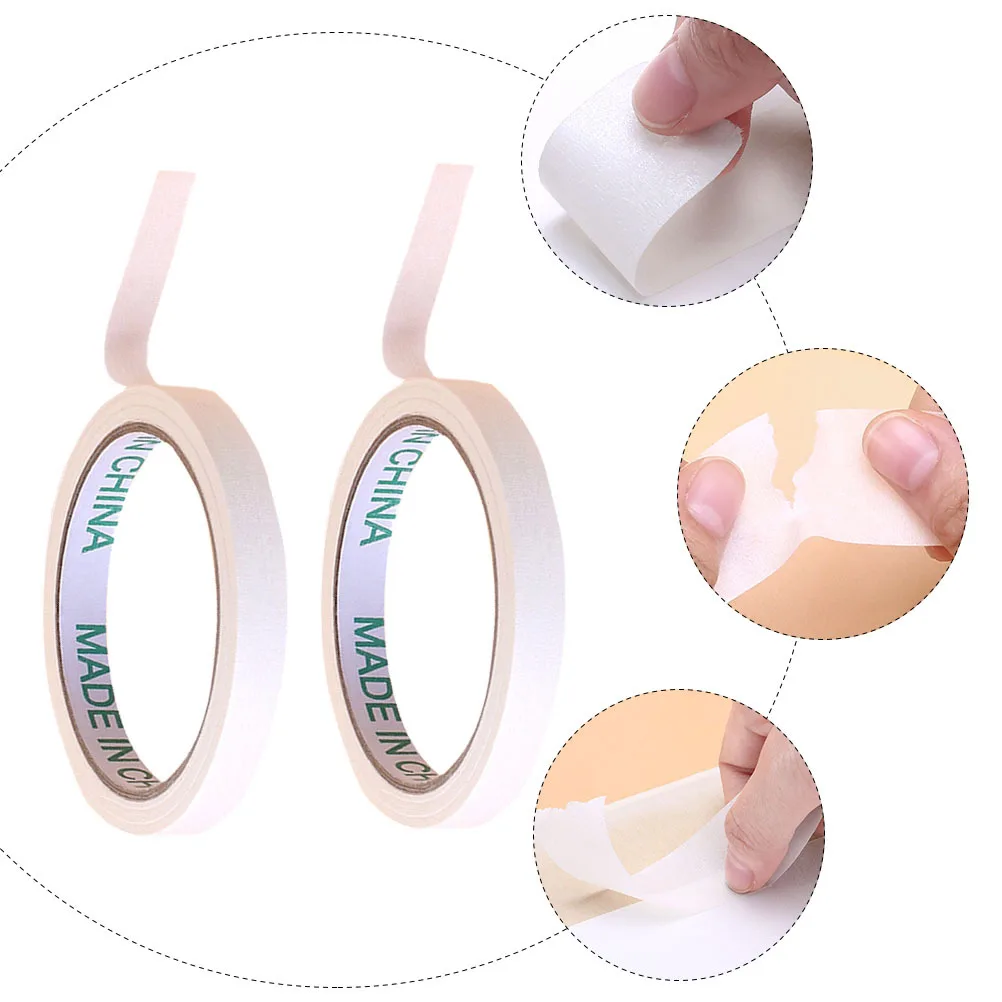 5 Rolls Masking Paper Tape Strong Yet Removable Adhesive for Crafting Drawing Painting DIY Projects Washi Style Tape for Artists