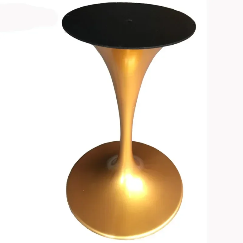 New design Custom Cast Iron restaurant Table Legs commercial rose gold pedestal  tulip round dining table base foot