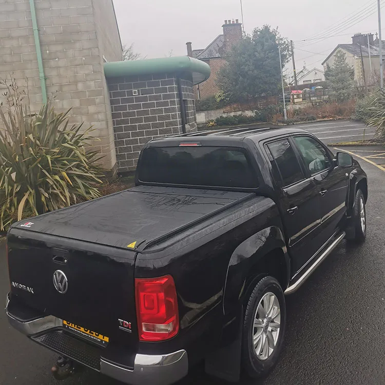 Factory price  retractable truck bed cover pickup tonneau cover roller lid aluminum cover for VW Amarok