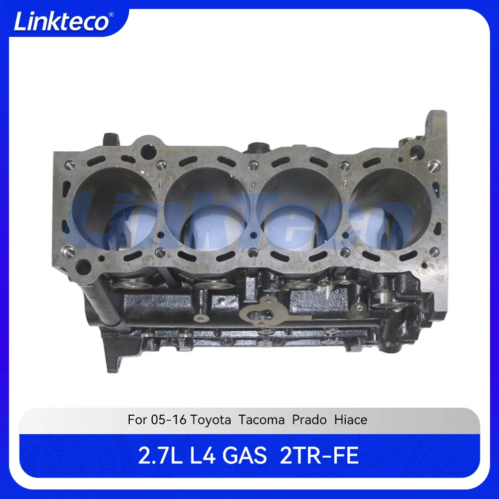 Engine Cylinder Short Block Fit 2.7 L T L4 GAS 2TR-FE For 05-16 2.7L Toyota Tacoma Prado Hiace 4AT 5MT 11400-75381 11400-75550