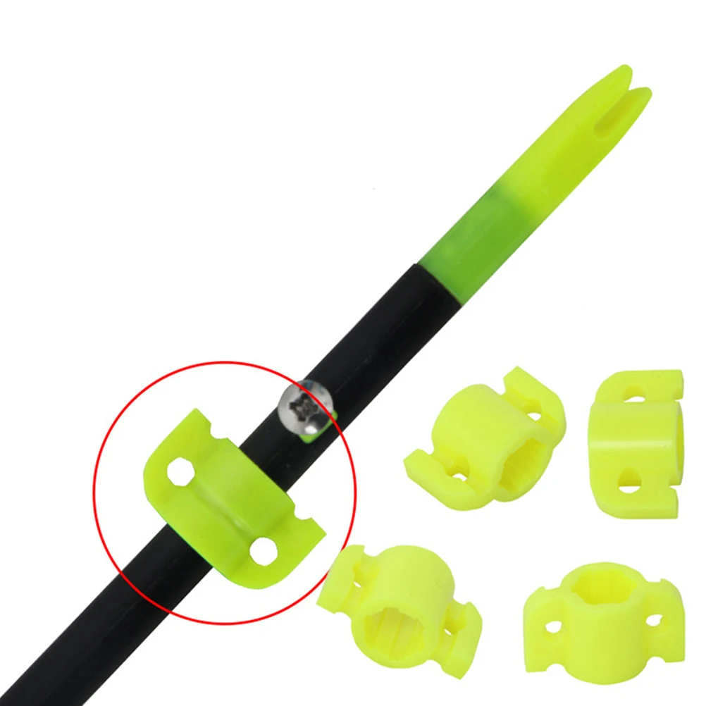 

5 Pcs Sliding Block Durable Plastic Fishing Hunting Accessories Archery Bowfishing Small Hole Design Balanced