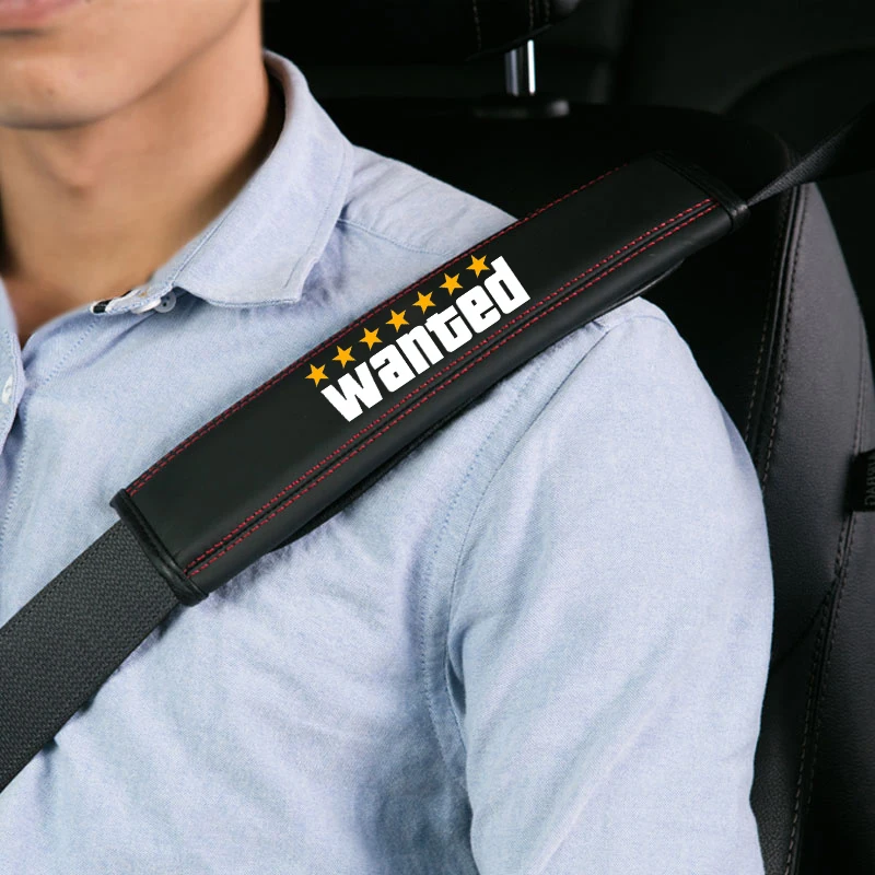 Wanted car seat belt protector/car shoulder protector/shoulder anti pinch protector, PU leather material