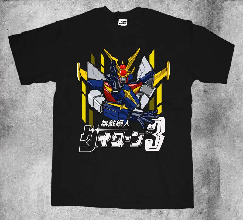 Daitarn 3 Japan Retro 80s Mecha Anime Robot Rare Design T-shirt