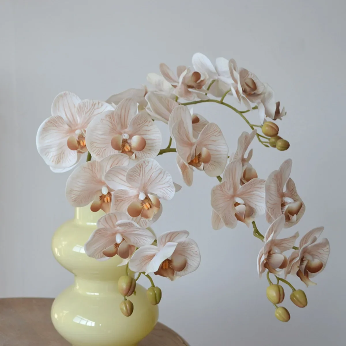 5/7/9 Heads Artificial Phalaenopsis Orchid Flowers Wedding Decorative Phalaenopsis Realistic Orchid Long StemsHome Indoor Decor