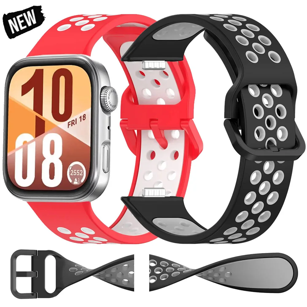 Weiches Silikonarmband für Huawei Watch Fit 4/4 Pro, atmungsaktives, austauschbares Armband, Armband für Huawei Watch Fit 4 3, Zubehör