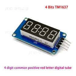 TM1637 LED Display Module For Arduino 7 Segment 4 Bits 0.36Inch Clock RED Anode Digital Tube Four Serial Driver Board Pack