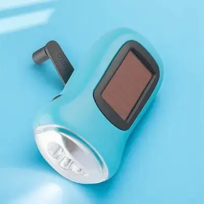 Solar Power Flashlight Ultra Bright LED Handcrank Camping Lights Portable Emergency Torch Abs Material Shake Charge Led Lighting