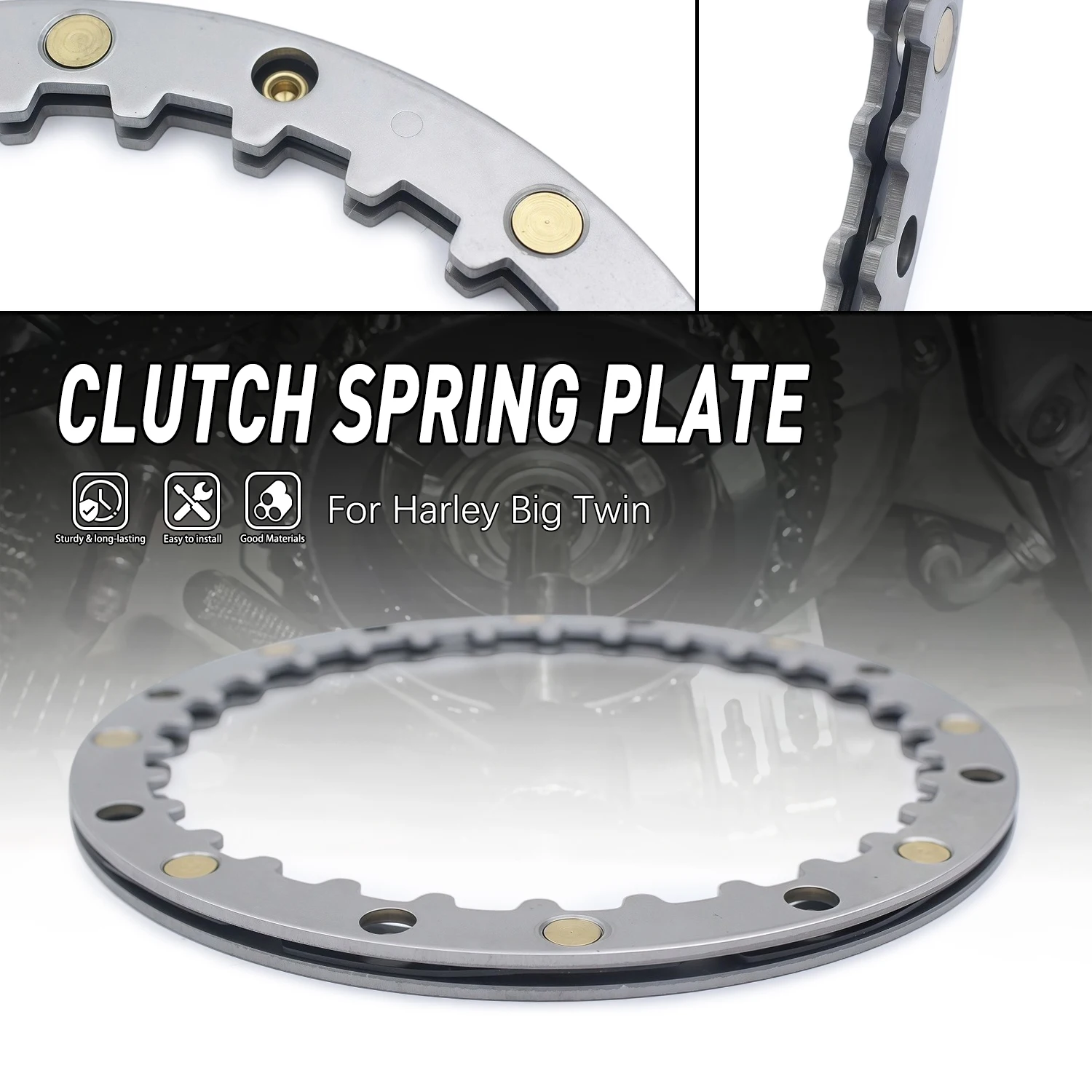 

Clutch Spring Plate Center Plate For Harley Sportster 883 1200 1991-2020 Forty Eight Roadster Iron 883/1200 37977-90