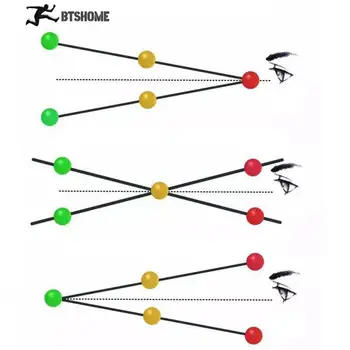 스포츠 시력 열차 3 구슬 브록 문자열 비전 컨버전스 불충분 훈련 도구 대상 포인팅 연습