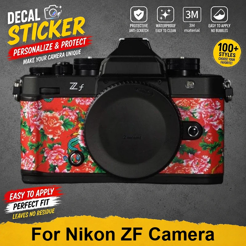 PrizMo Skin For Nikon ZF Camera Sticker Protective Skin Decal Vinyl Wrap Film Anti-Scratch Protector Coat Z F