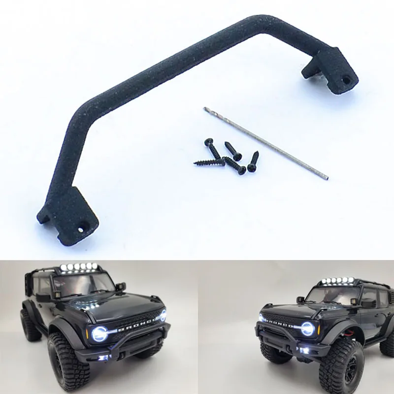 TRX4M Refit Front Bumper Simulation Accessories for 1/18 RC Crawler Car Traxxas TRX4-M Bronco Upgrade Parts