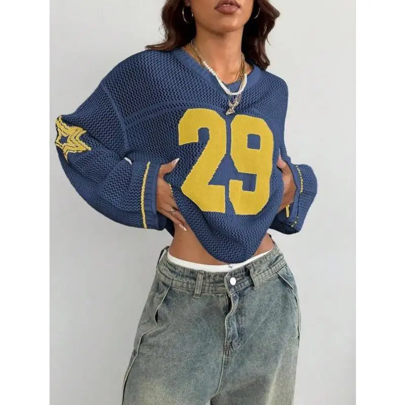 

Men's And Women's Knitted Sweater Color Blo Pattern Hollow out Design Coolmax Fiber Large Size Ciwalk Ne Nine Sve