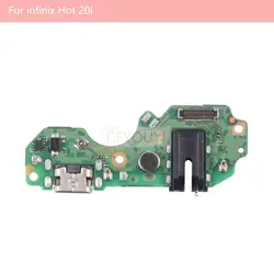 For infinix Hot 20i With IC Support Fast Charging USB Dock Charger Port Charging Port Board X665C X665E