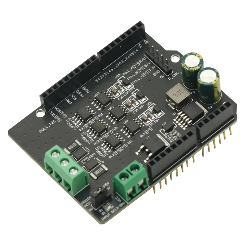 FOC Brushless Motor Driver Board Compatible Simple FOC Shield V2.0.4 DC12-35V BLDC Driver