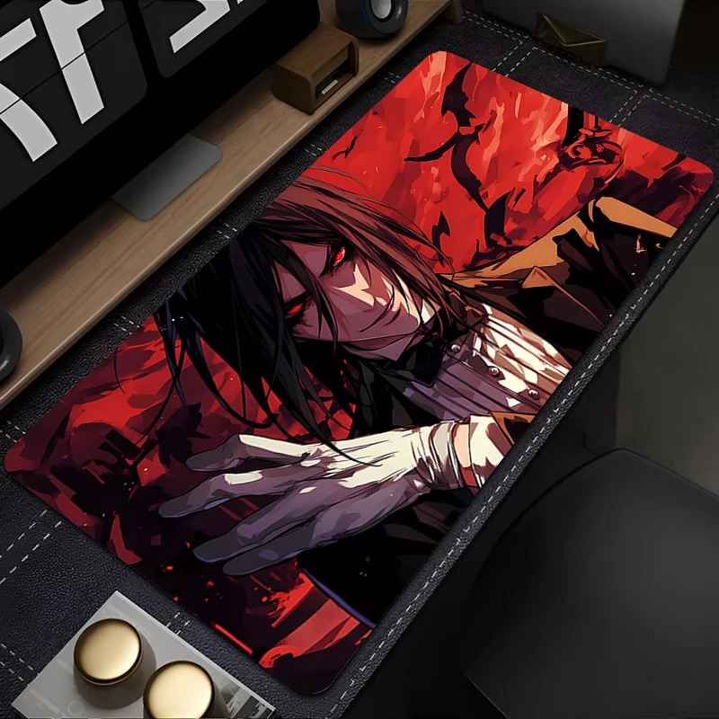 

Black Butler Mouse pad large gamer keyboard pad non-slip laptop desk pad computer accessories PC carpet Anime Mousepad XXL XXXL