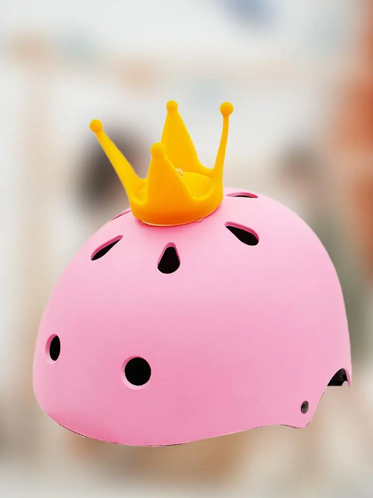 AliExpress Silicone with Suction Cup for Kids Cute Helmet Crown Decor Motorcycle for Kids