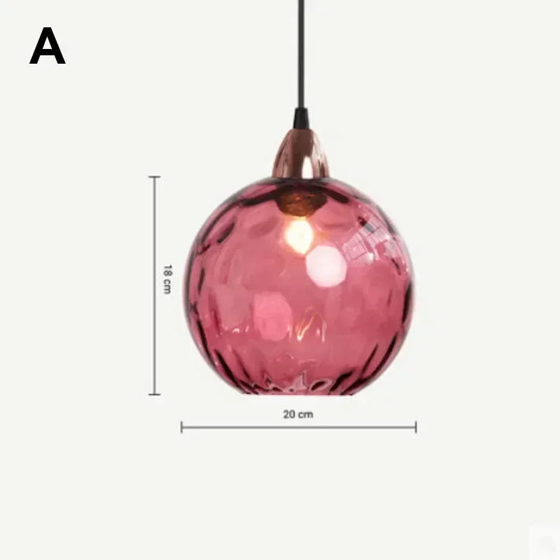 Moderne hanglamp met Scandinavisch gekleurd glas, kroonluchter voor woonkamer, eetkamer, slaapkamer, kamerdecoratie, huisdecoratie