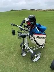 Batterie au Lithium 24V DC, entraînement électrique, télécommande, chariot de Golf, couleur argent