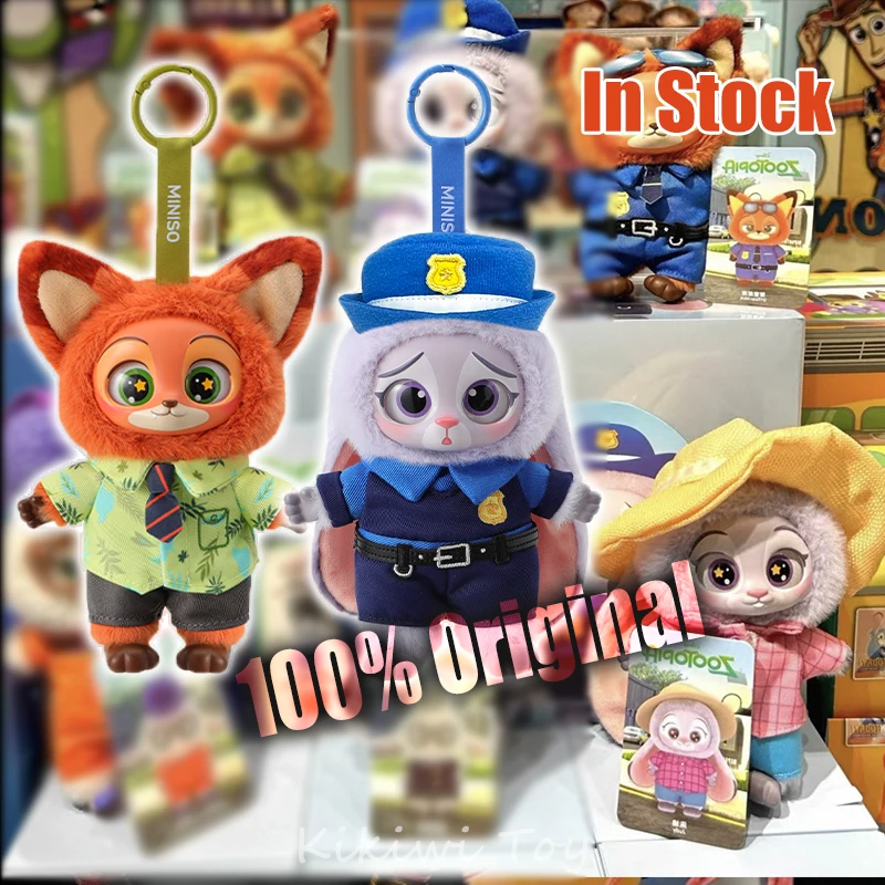 Original Zootopia 2-Animationsfigur Judy und Nick Plüschtier Blind Box Zootropolis Bellwether Niedliche Puppe Sammeln Sie Anhänger Spielzeug Geschenk