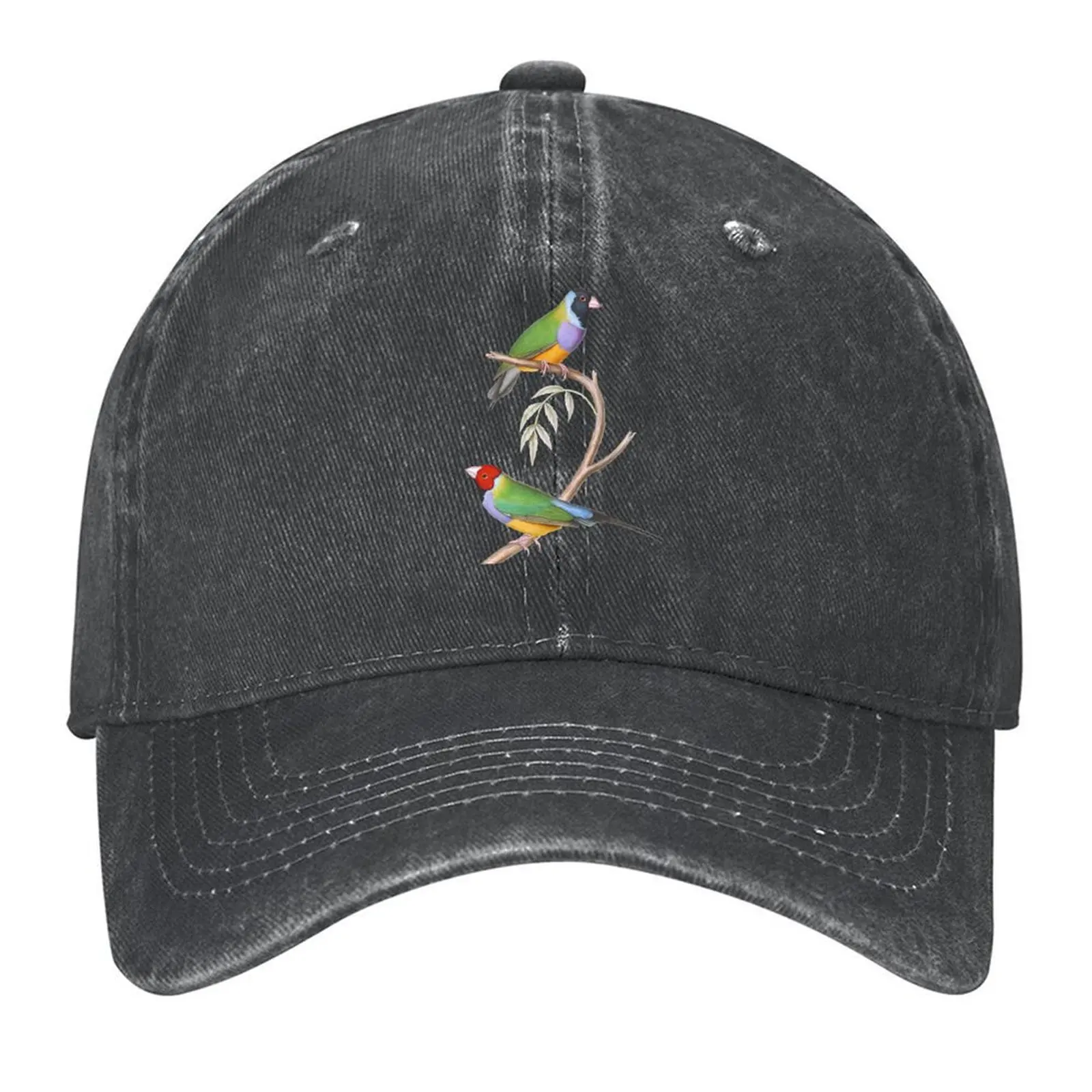

Gouldian Finch Endangered Bird Australian Baseball Cap Golf Cap Golf Streetwear Rave For Men Women's