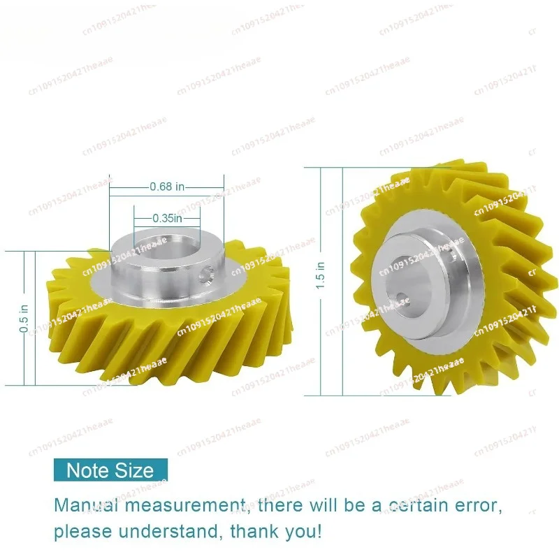 Suitable for W10112253 Mixer Worm Gear Replacement Part   4162897 4169830 5K45S 5M5