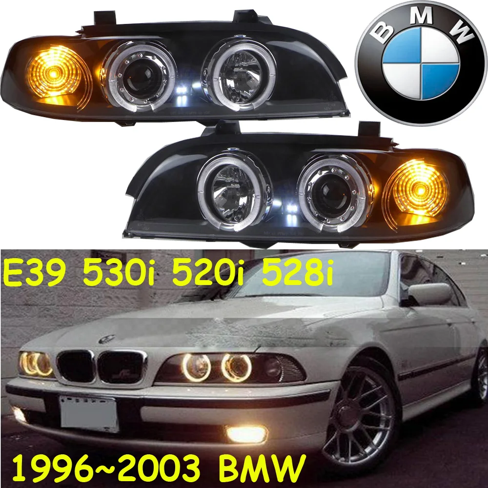 car bumper headlamp for BMW E39 headlight 1996~2003y 530i 520i 528i LED DRL car accessories HID xenon for BMW E39 fog light