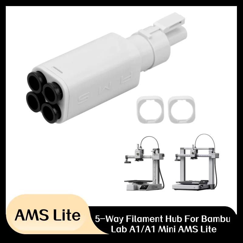 A1/A1 Mini AMS Lite 5-Way Filament Hub, Multi-Color Printing