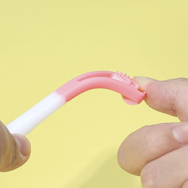 Cepillo de dientes de tres lados con recubrimiento de lengua multifuncional, cepillo de dientes de limpieza, raspador de lengua, cerdas suaves, cuidado bucal