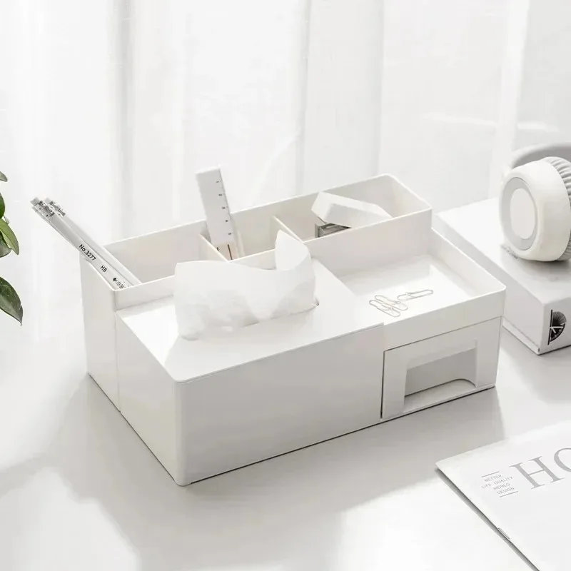 

Simple tissue box Living room paper drawing Home desktop storage box Tea table Multi-function remote control Storage