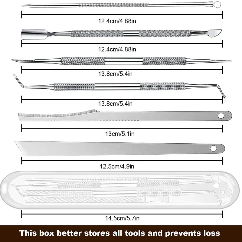 7-2 шт., нож для маникюра и педикюра из нержавеющей стали, средство для удаления омертвевшей кожи, мозоли, толстые и твердые кусачки для ногтей, набор инструментов для выбора игл от прыщей