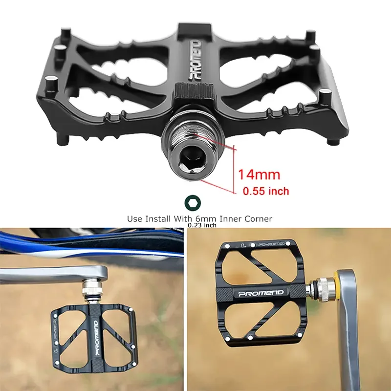 

Aluminum Alloy Ultralight Road Bikes Pedal Quick Release, Non-slip Bike Accessories