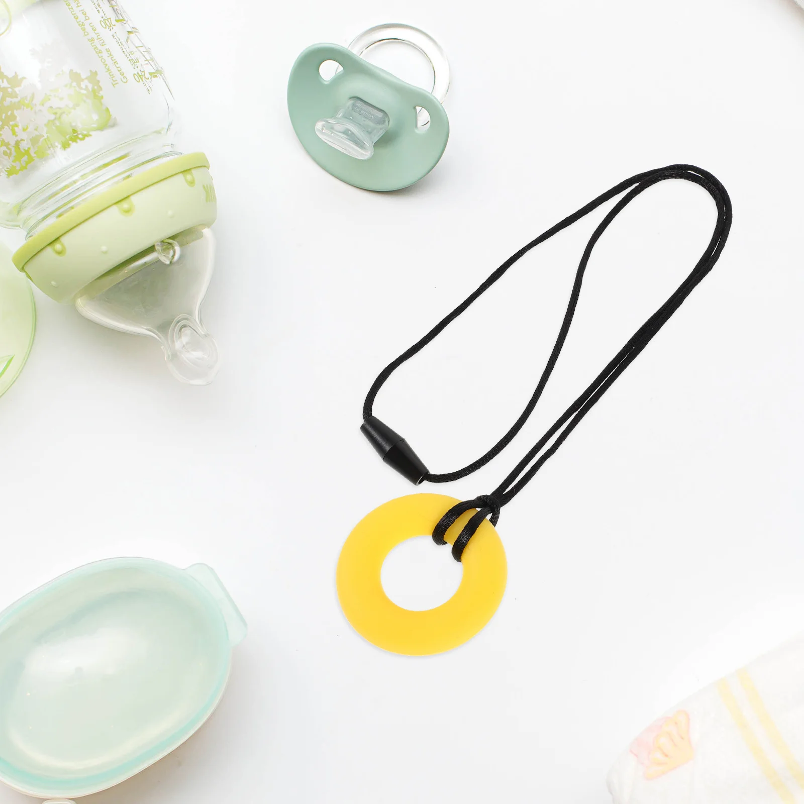 العلاج بمحرك عن طريق الفم مضغ قلادة سيليكون قلادة الحسية للأطفال البالغين التركيز أداة تهدئة للتوحد القلق الحسي