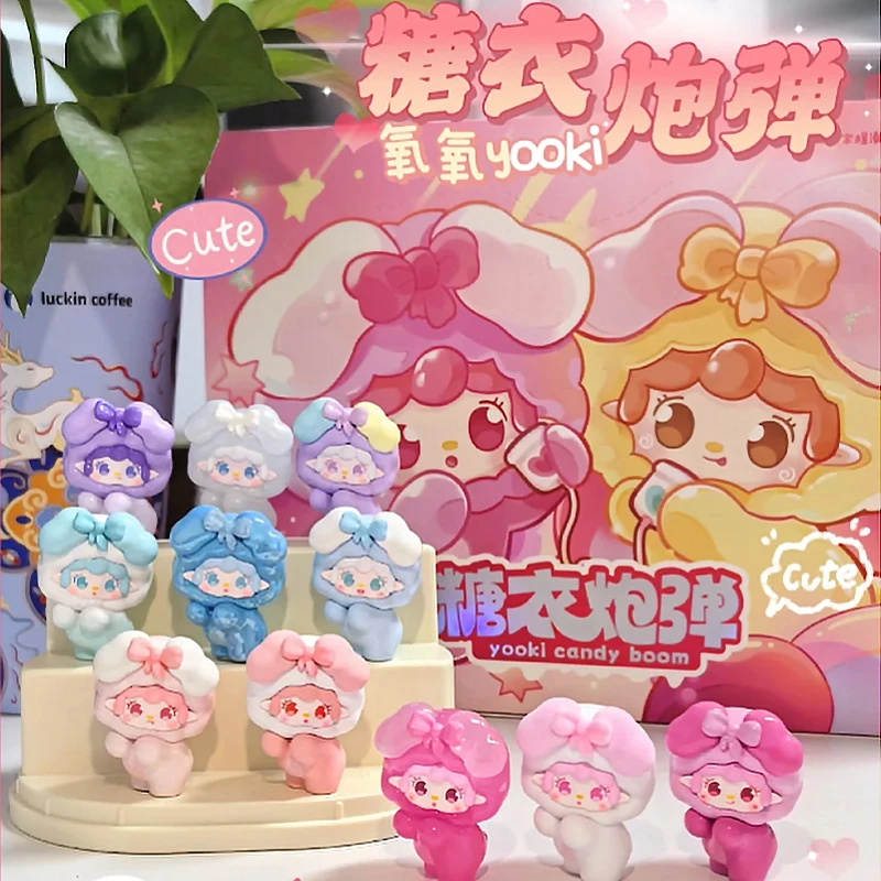 

Genuine Yooki Candy Boom Series Mini Blind Box Bag Car Desktop Decoration Model Ornament Doll Trendy Collection Surprise Gifts