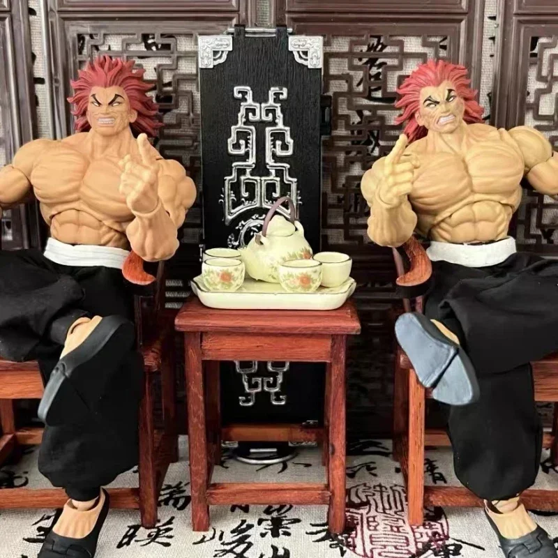 Storm Toys Hanma Yujiro Figure St 1/12 Grappler Serie Anime Figures Movable Pvc Models Statue Collectible Doll Birthday Gifts