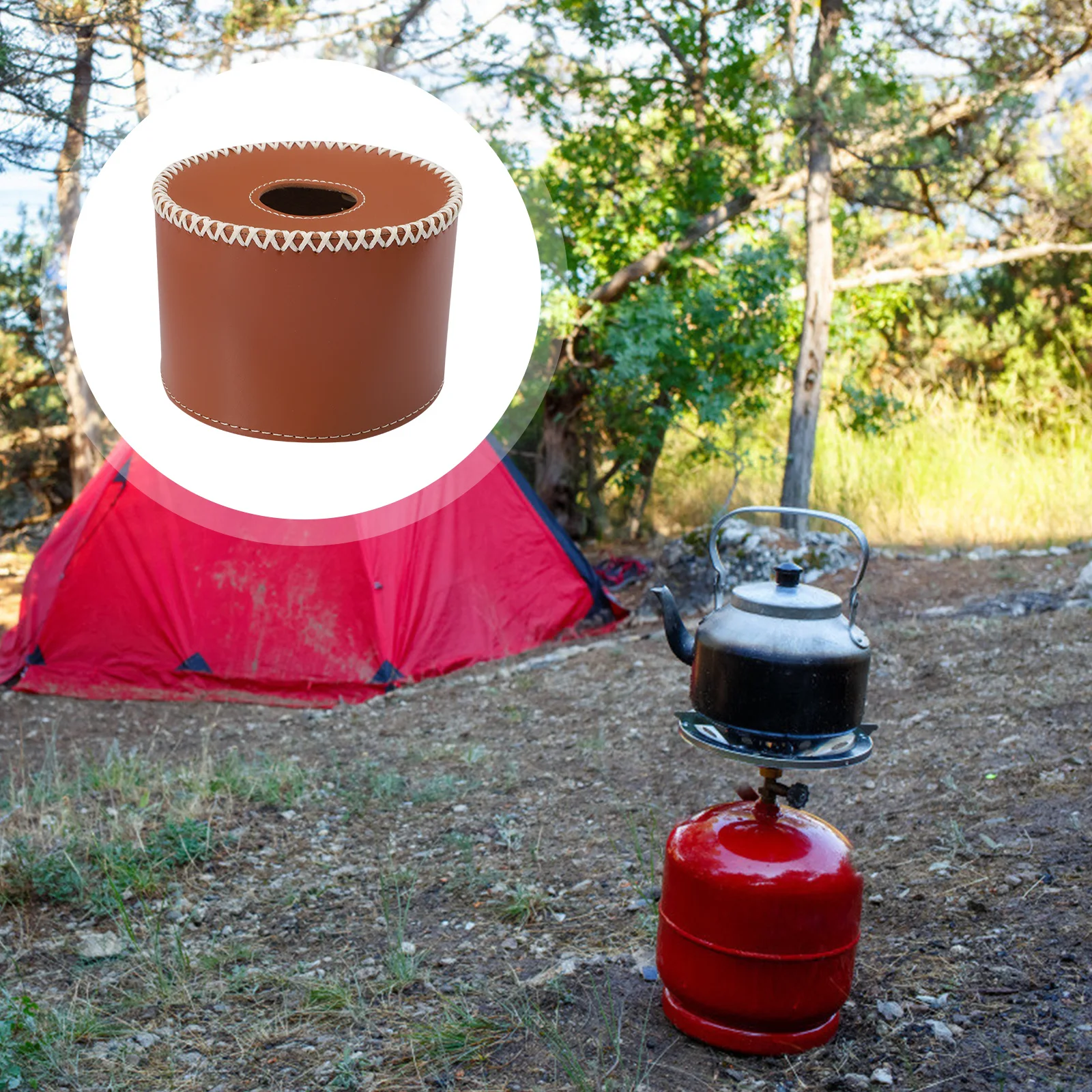 

Canister Protective Shell For Camping Durable Tank Stove Cylinder Outdoor Gas Tank Outdoor Gas Cylinder Cover Protector