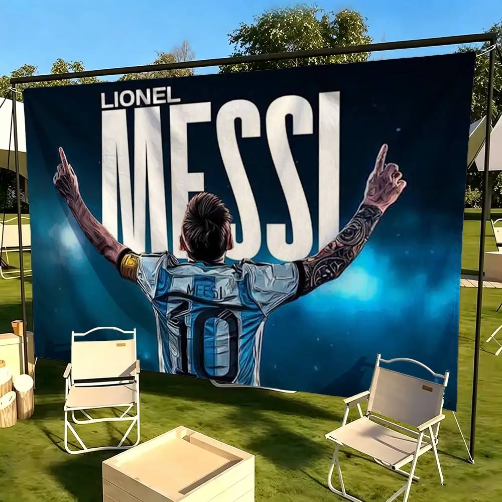 Football Lionel Messi-10 Flags Wall Hanging Tapestry Outdoor Garage Room Decorative flag Background Blanket