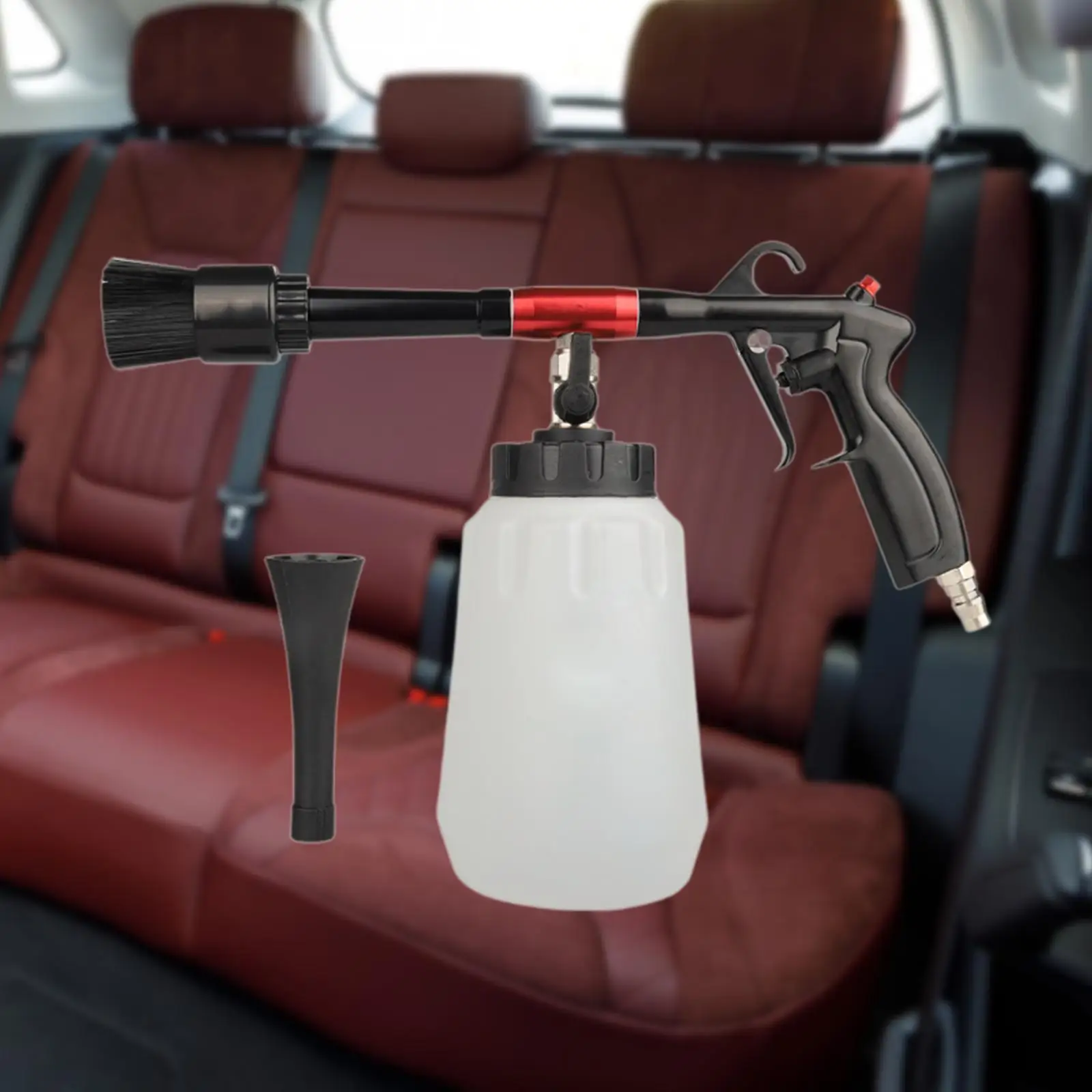 

Инструмент для чистки салона автомобиля. Автомобильный пылеочиститель, простой в установке инструмент для детализации автомобиля для уборки дома. Очистка окон и пола.