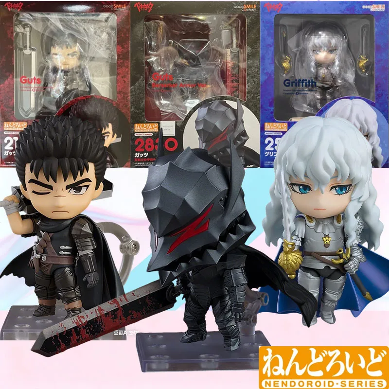 

In Stock GSC Original Box Nendoroid 2134 2830 Griffith Guts Anime Action Figure Model Toy Gift for Kid Foam Box Packaging