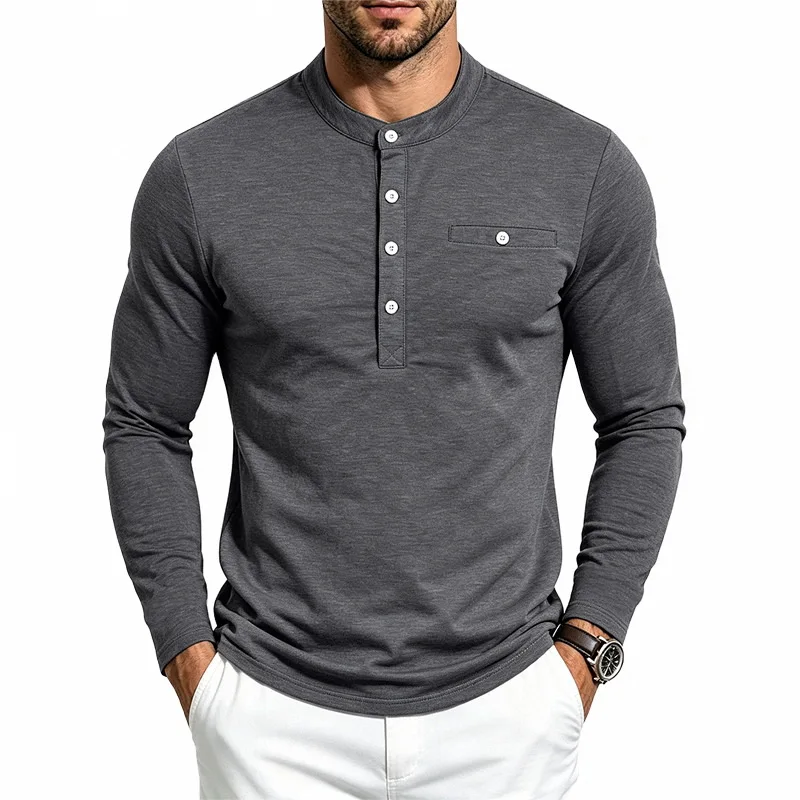 American Retro Fall Hot Item, Men's Loose Fit Heavyweight Versatile Long Sleeve Sweatshirt, Casual Commuting & Fitness Top