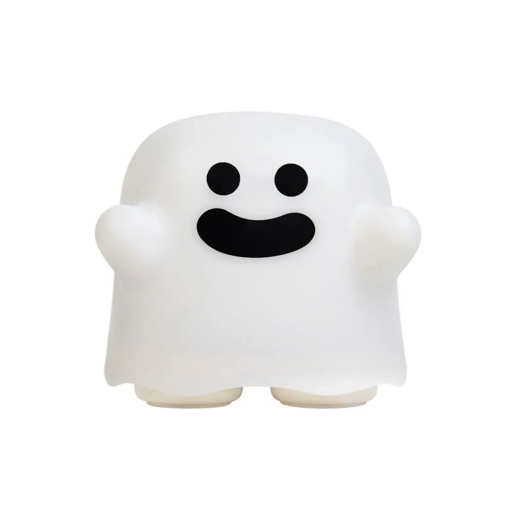 

Touch Sensor Silicone LED Night Light Cute USB Rechargeable Ghost Cute Bedside Lamp Cartoon Funny Atmosphere Table Lamp Holiday