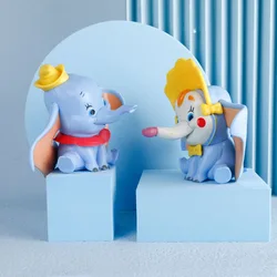 Disney 9-10cm  Cartoon Anime Figure Dumbo Elephant Pvc Action Figure Toys for Children Birthday Party Christmas Gifts