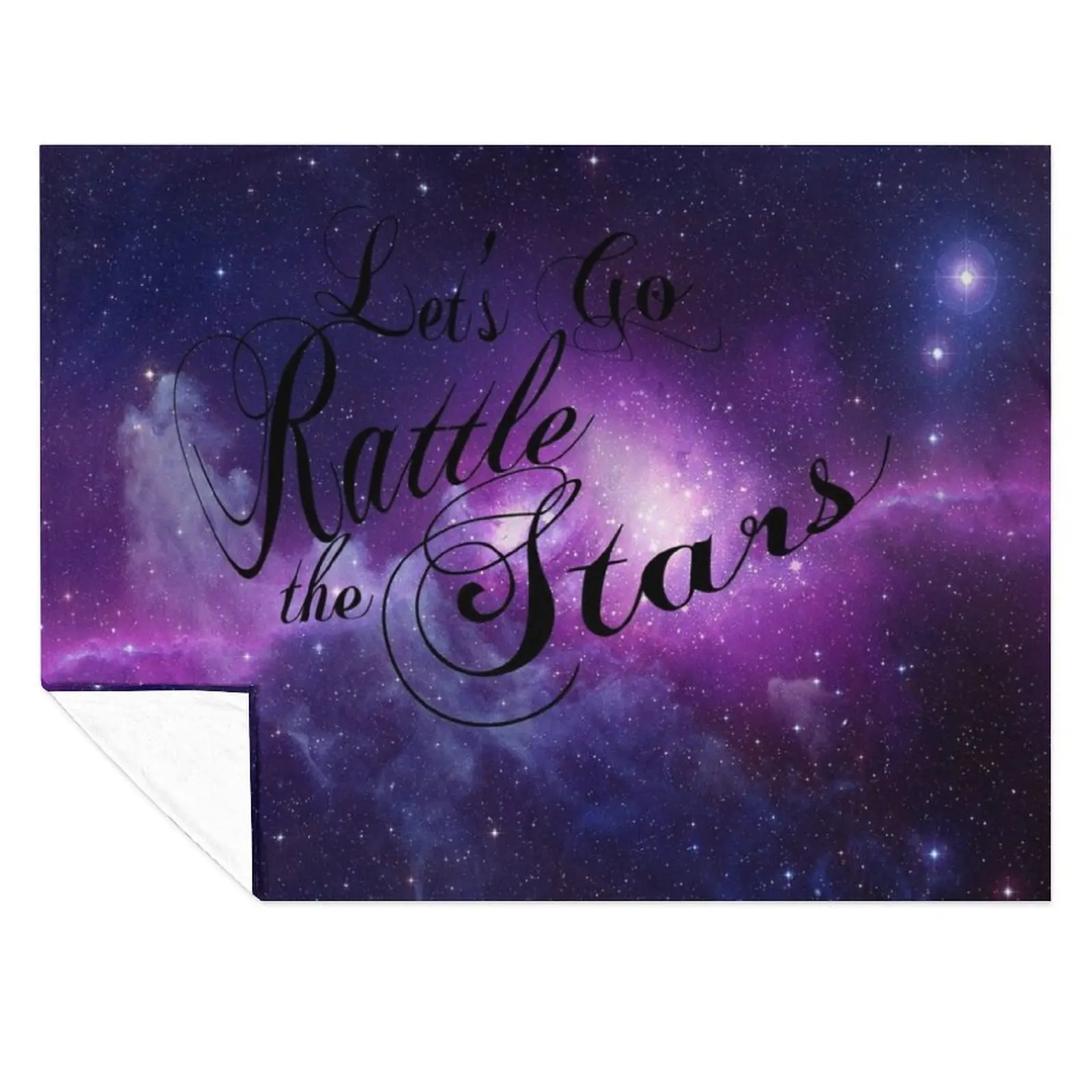 

Let's Go Rattle The Stars - Throne of Glass Design Throw Blanket Weighted Warm Heavy Decoratives Blankets