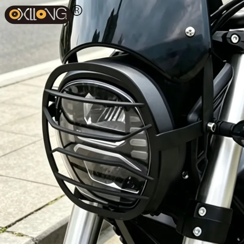 2026 500AC Headlight Protector Cover Grill Motorcycle Headlamp Grill HeadLight Protection FOR VOGE 500 AC 2022 2023 2024 2025