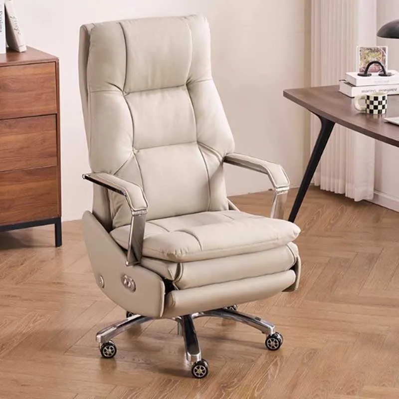 

Executive Rotating Office Chair Relax Arm Pad Modern Ergonomic Office Chair Designer High Back Silla Ergonomica Home Furniture