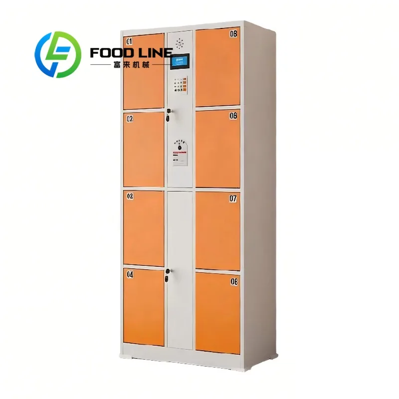 Smart Locker, Durable Steel Intelligent Locker, Support QR And PIN Code Unlock, For Cinema, Amusement Park Visitor Item Storage