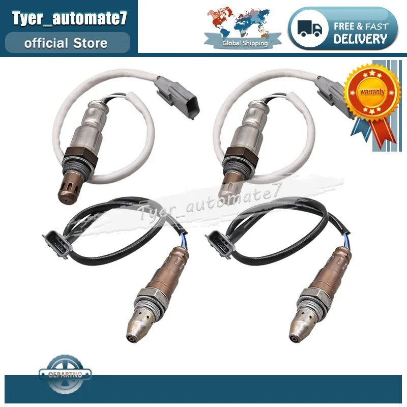 Sensor de oxígeno con sonda Lambda para coche NISSAN, accesorio de medición de O2, 4 piezas, para NISSAN ARMADA 5.6L, 234-9148, 234-8020, 22693-9HP0A, 226A0-4BB0A, 2017-2019