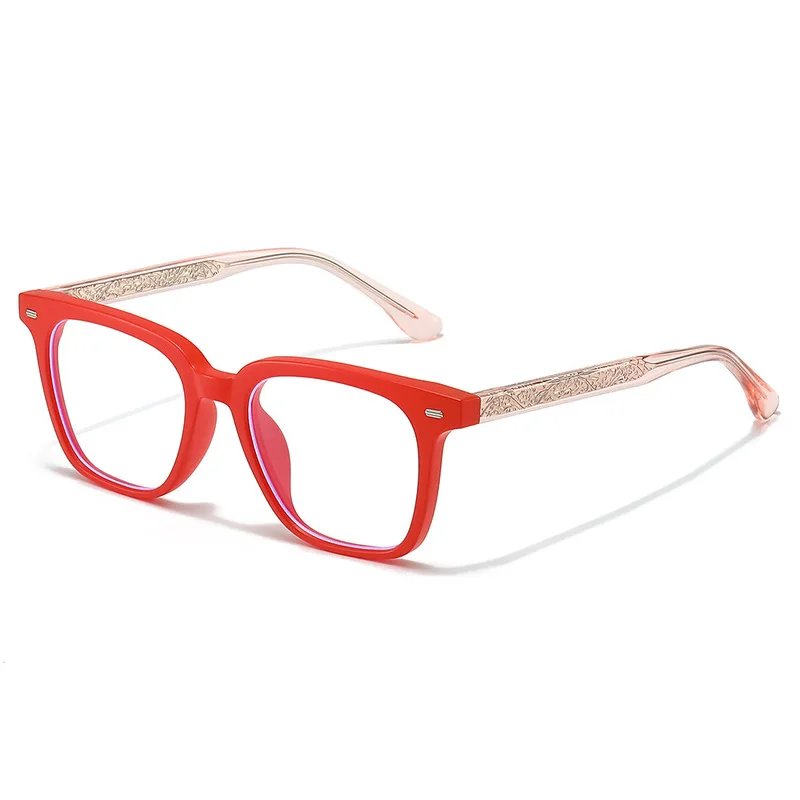 TR90 Korean version square-shaped anti-blue light glasses, stylish and elegant decorative glasses for both men and women